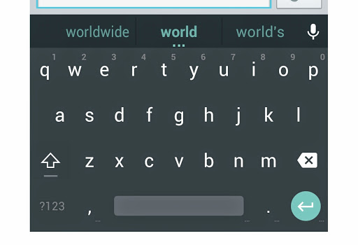 Android L Keyboard